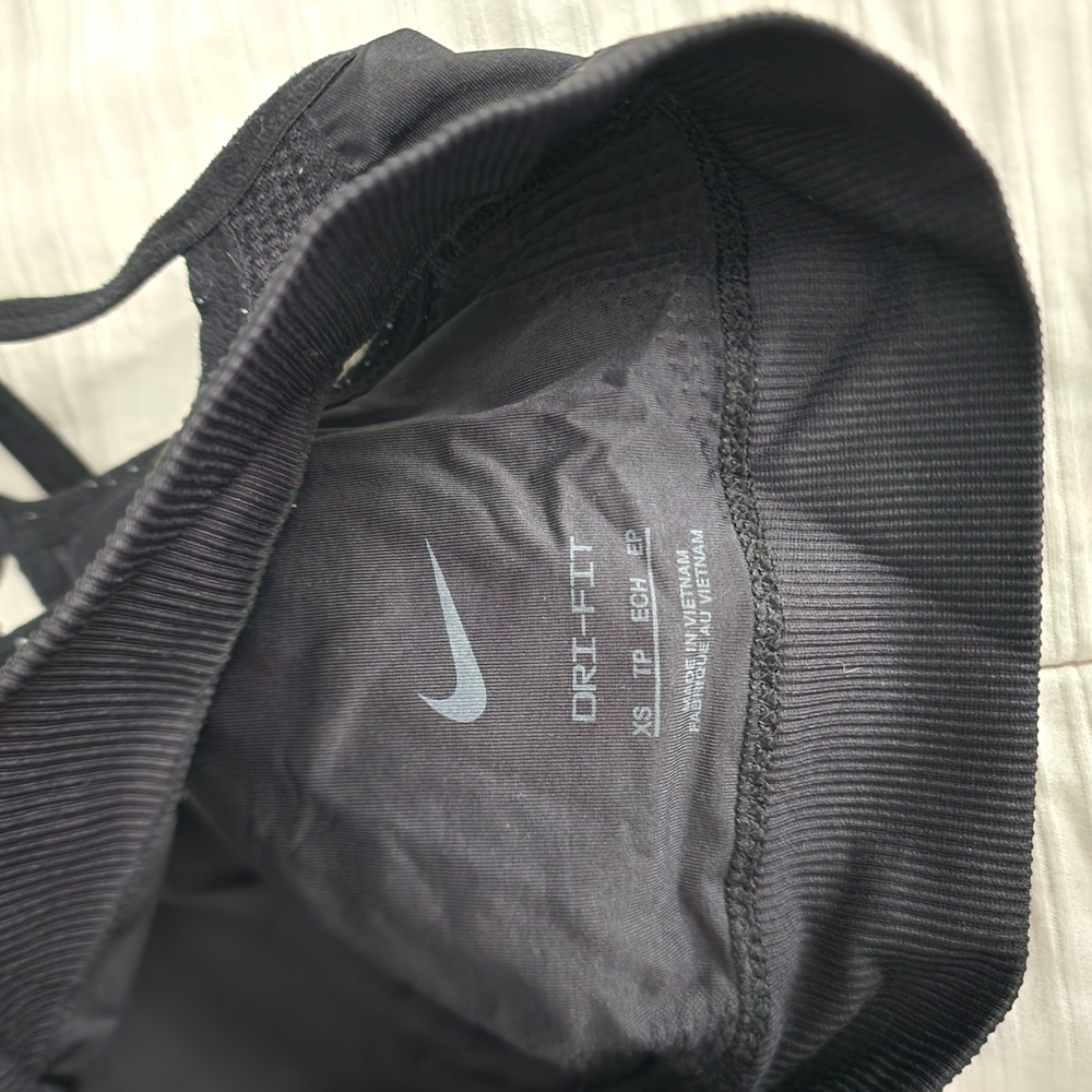 Nike Dri-FIT Black Sports Bra XS